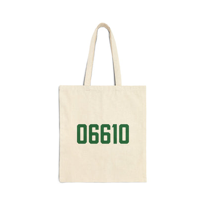 06610  Bridgeport Connecticut Zip Code Cotton Canvas Tote Bag