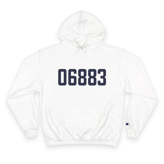 06883 Weston Connecticut Zip Code Champion Hoodie Sweatshirts