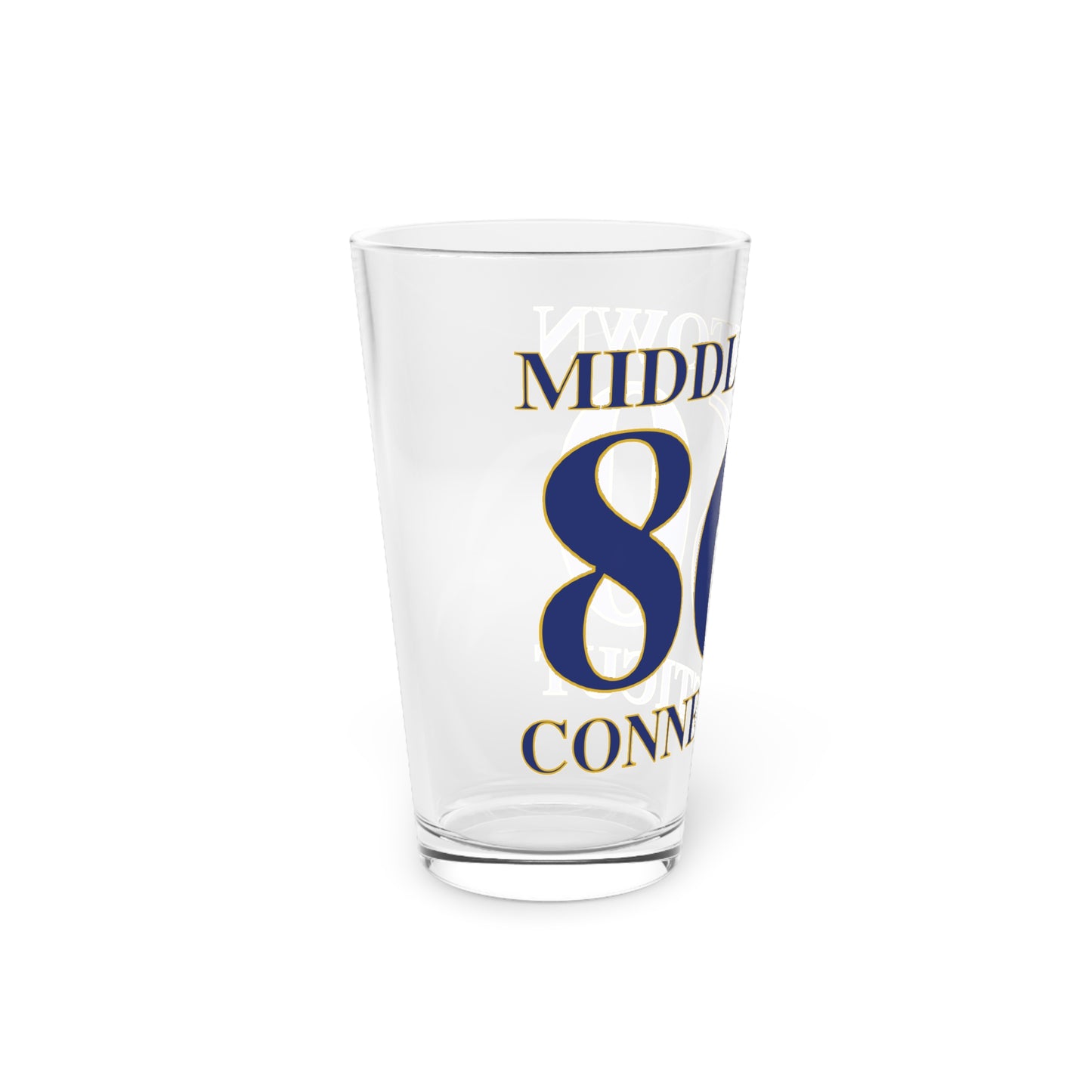 Middletown 860 Connecticut Pint Glass, 16oz