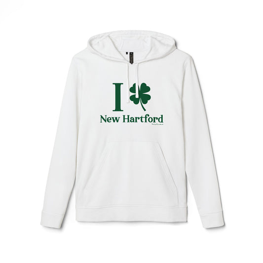 I Clover New Hartford adidas Unisex Fleece Hoodie