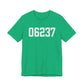 06237 Columbia CT Zip Code Unisex Jersey Short Sleeve T-Shirt