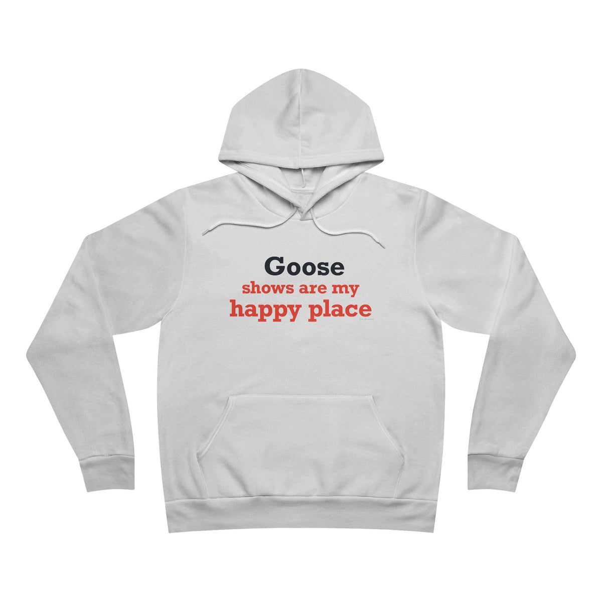 Goose hows are my Happy Place  - Blue and Orange Unisex Sponge Fleece Pullover Hoodie