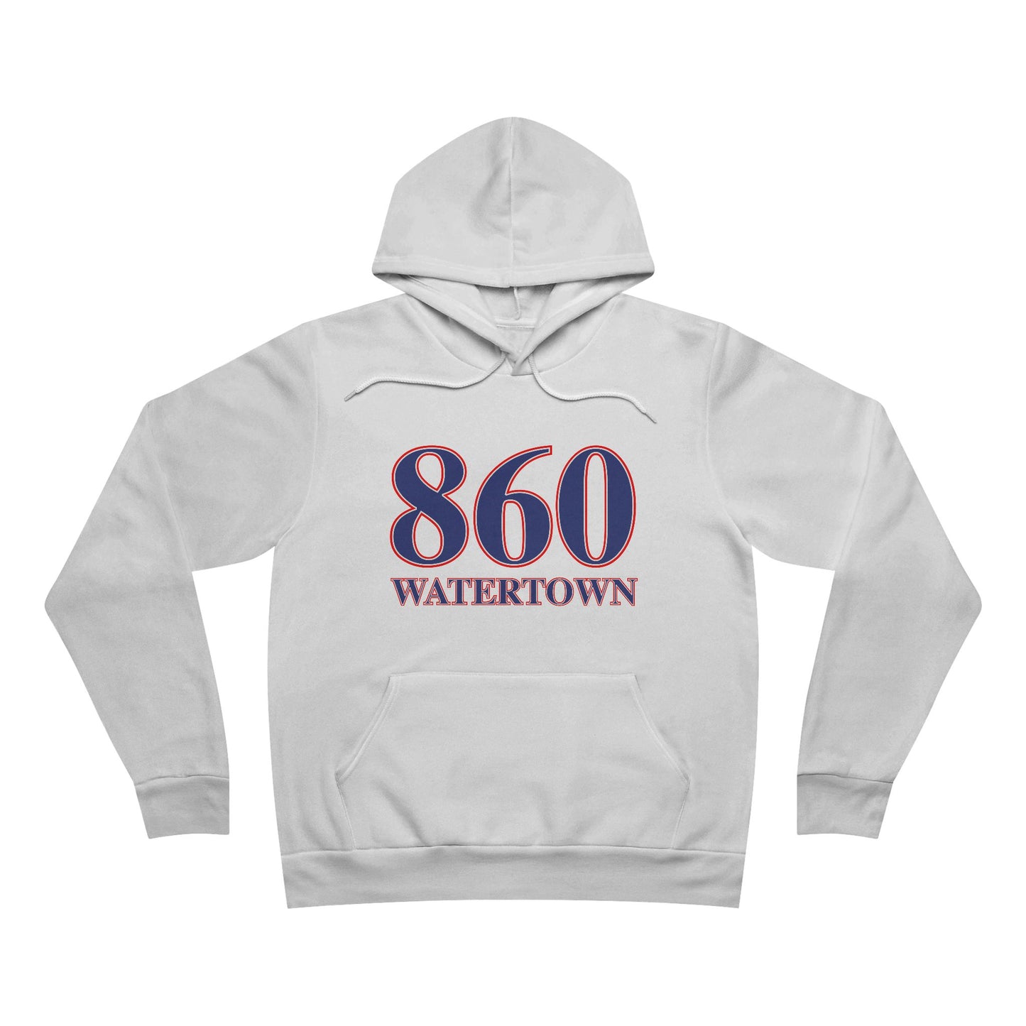 860 Watertown Red White & Blue Unisex Sponge Fleece Pullover Hoodie