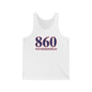 860 Wethersfield Red White & Blue Unisex Jersey Tank Top