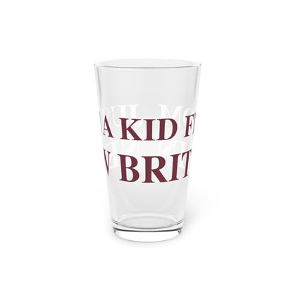 Just a kid from New Britain Pint Glass, 16oz