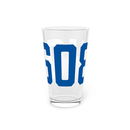06084 Tolland Connecticut Zip Code Pint Glass, 16oz