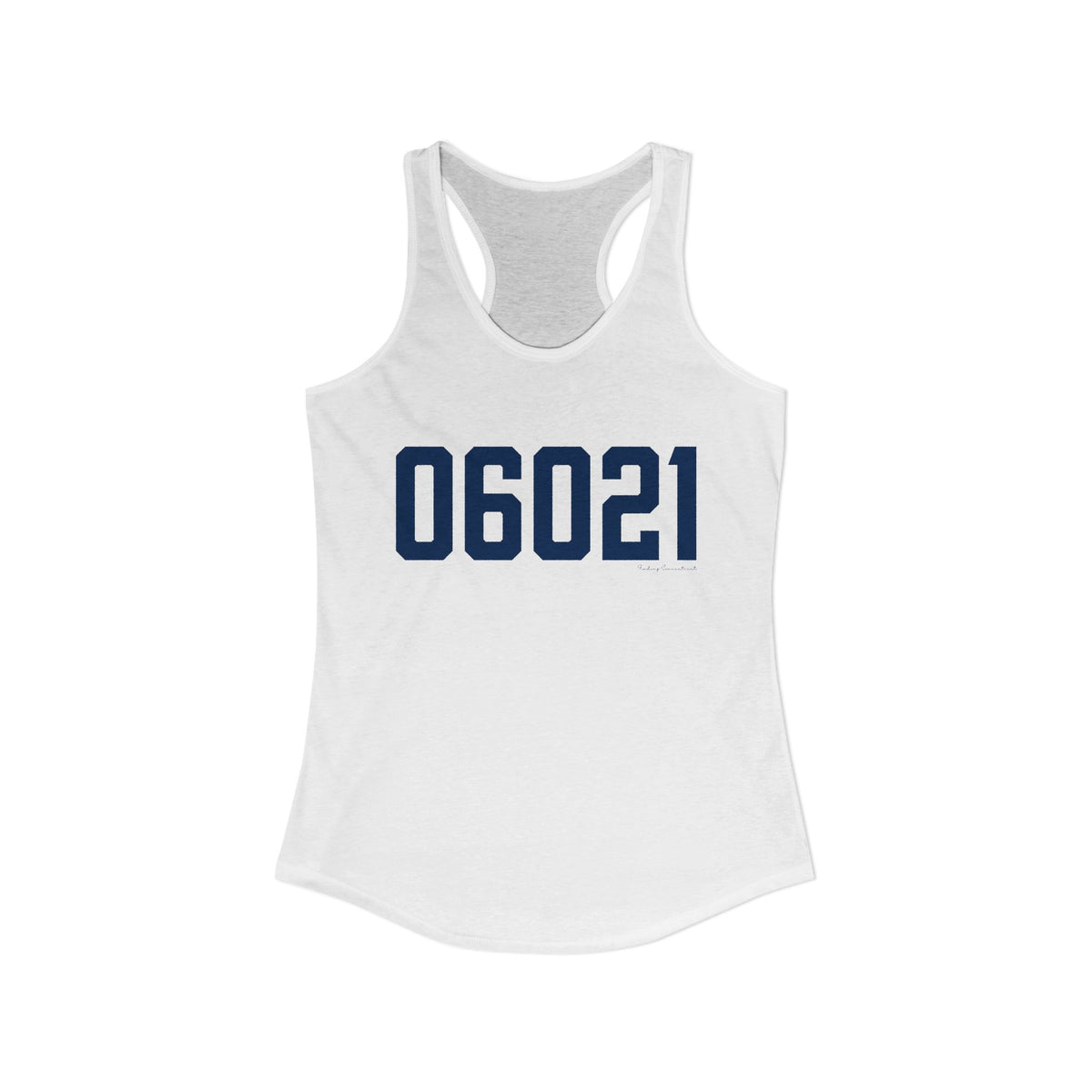 06021 Colebrook Connecticut Zip Code Women's Ideal Racerback Tank Top
