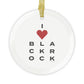 Black Rock Vision Glass Ornaments