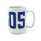 06605 Bridgeport Connecticut Zip Code Mug 15oz