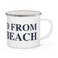 Just a kid from Compo Beach Enamel Camping Mug