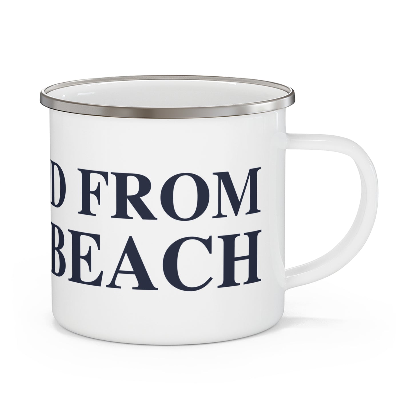 Just a kid from Compo Beach Enamel Camping Mug