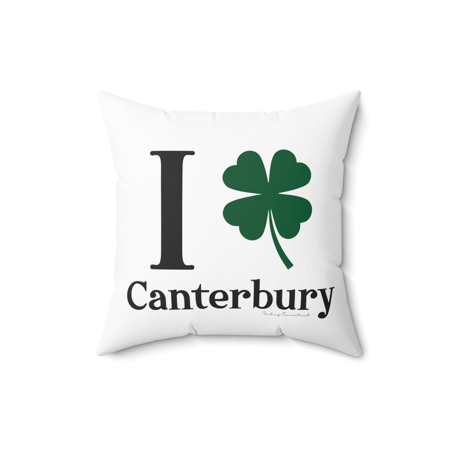 I Clover Canterbury Spun Polyester Square Pillow
