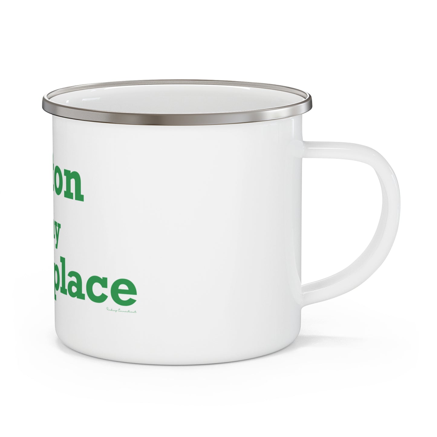 Easton Is My Happy Place Enamel Camping Mug