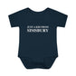 Just a kid from Simsbury Infant Baby Rib Bodysuit