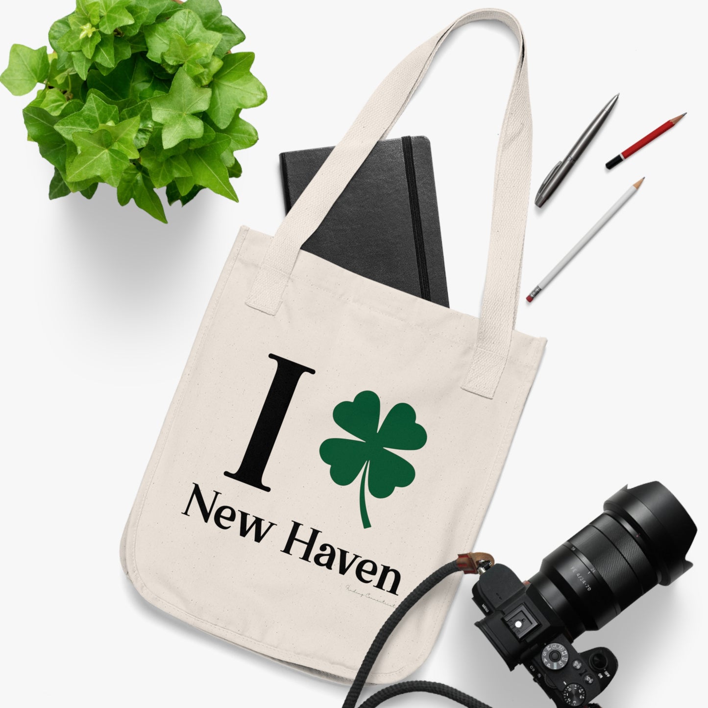 I Clover New Haven Organic Canvas Tote Bag