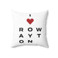 Rowayton Vision Spun Polyester Square Pillow