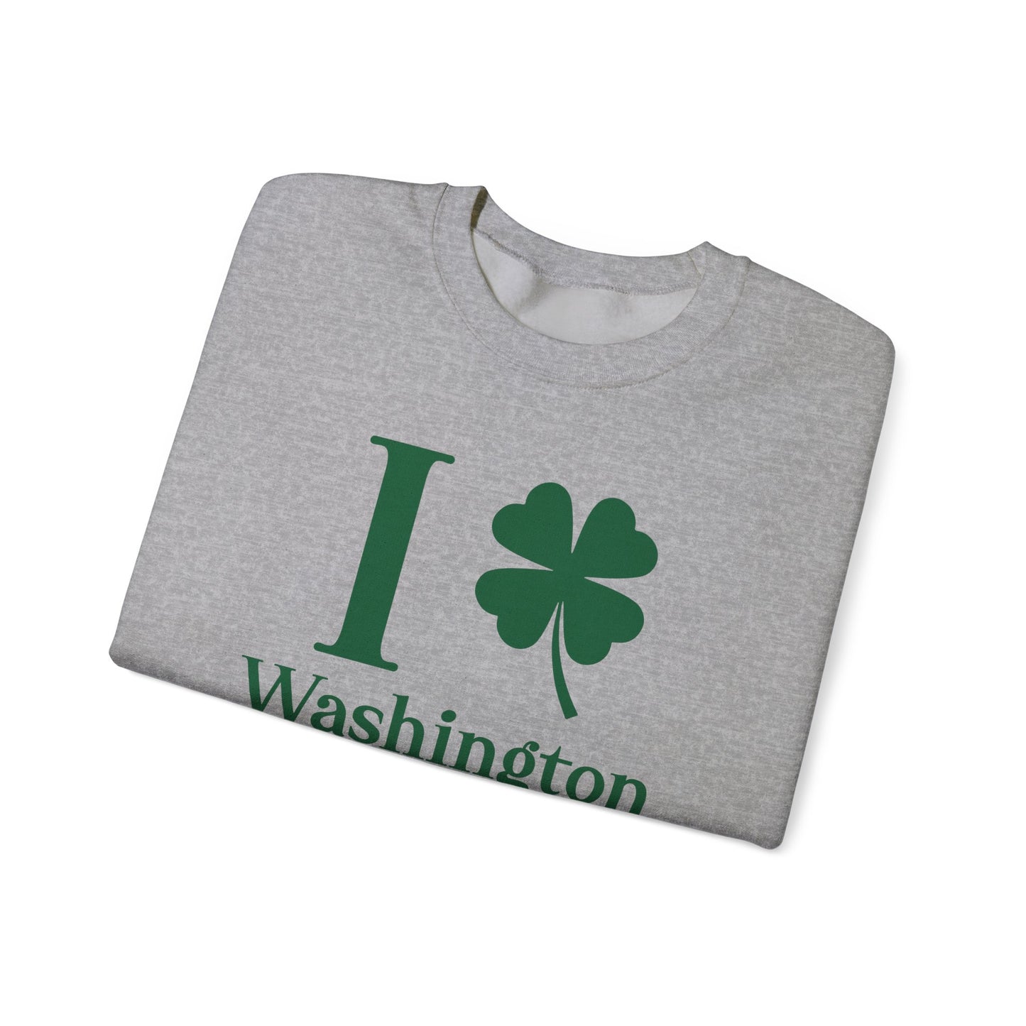 I Clover Washington Unisex Heavy Blend™ Crewneck Sweatshirt
