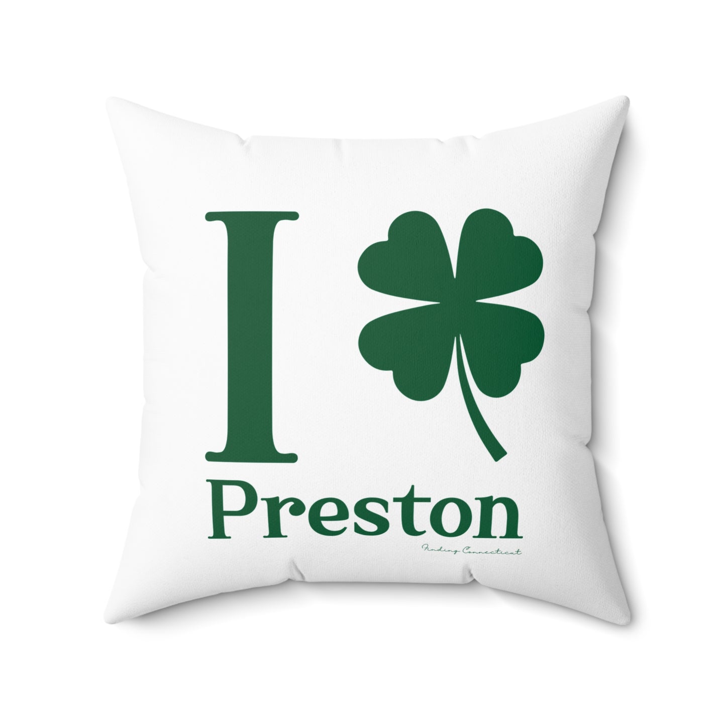 I Clover Preston Spun Polyester Square Pillow