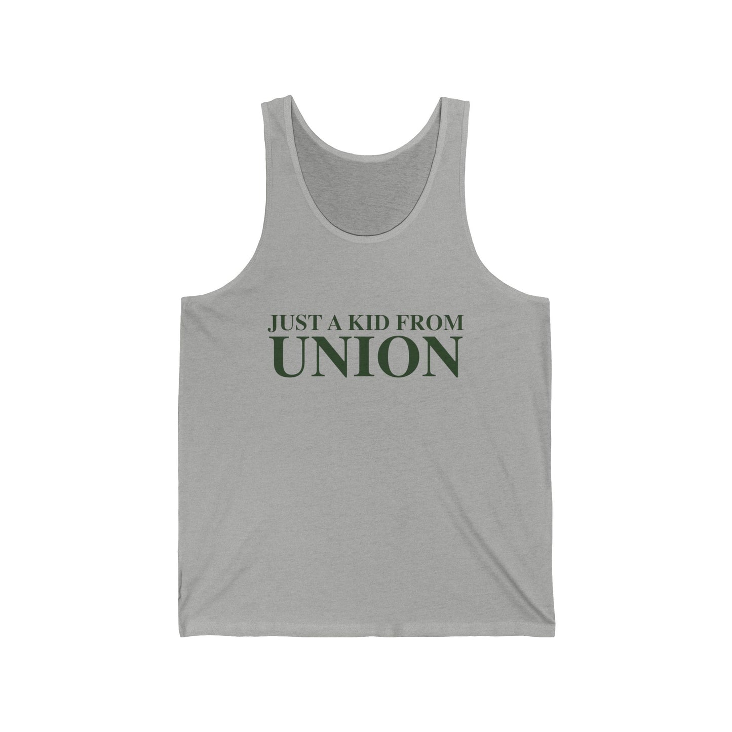 Just a kid from Union Unisex Jersey Tank Top