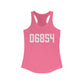 06854 Norwalk CT Zip Code Women's Ideal Racerback Tank Top