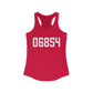 06854 Norwalk CT Zip Code Women's Ideal Racerback Tank Top