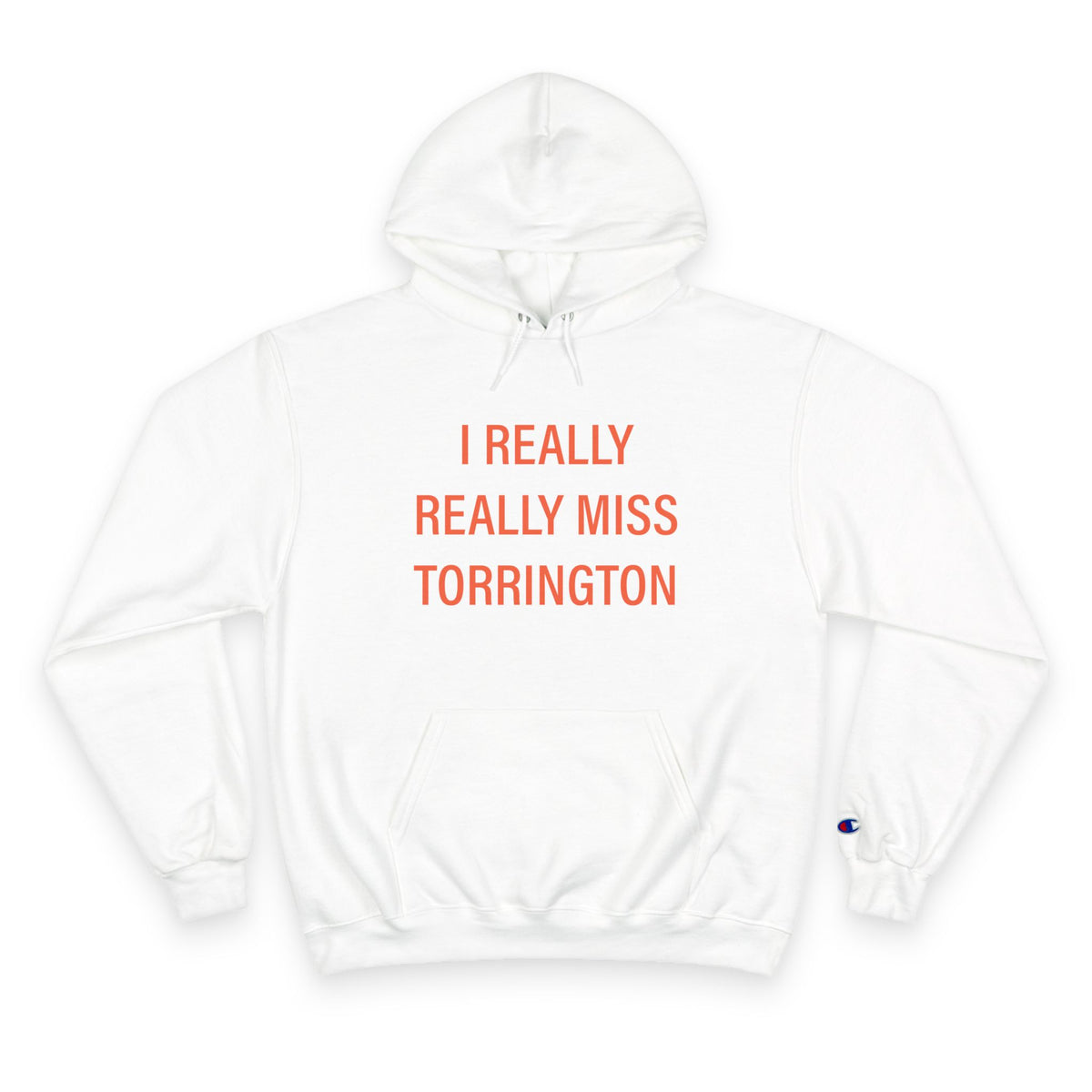 I Really Really Miss Torrington  Champion Hoodie