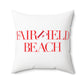 41 Tilt Fairfield Beach Spun Polyester Square Pillow