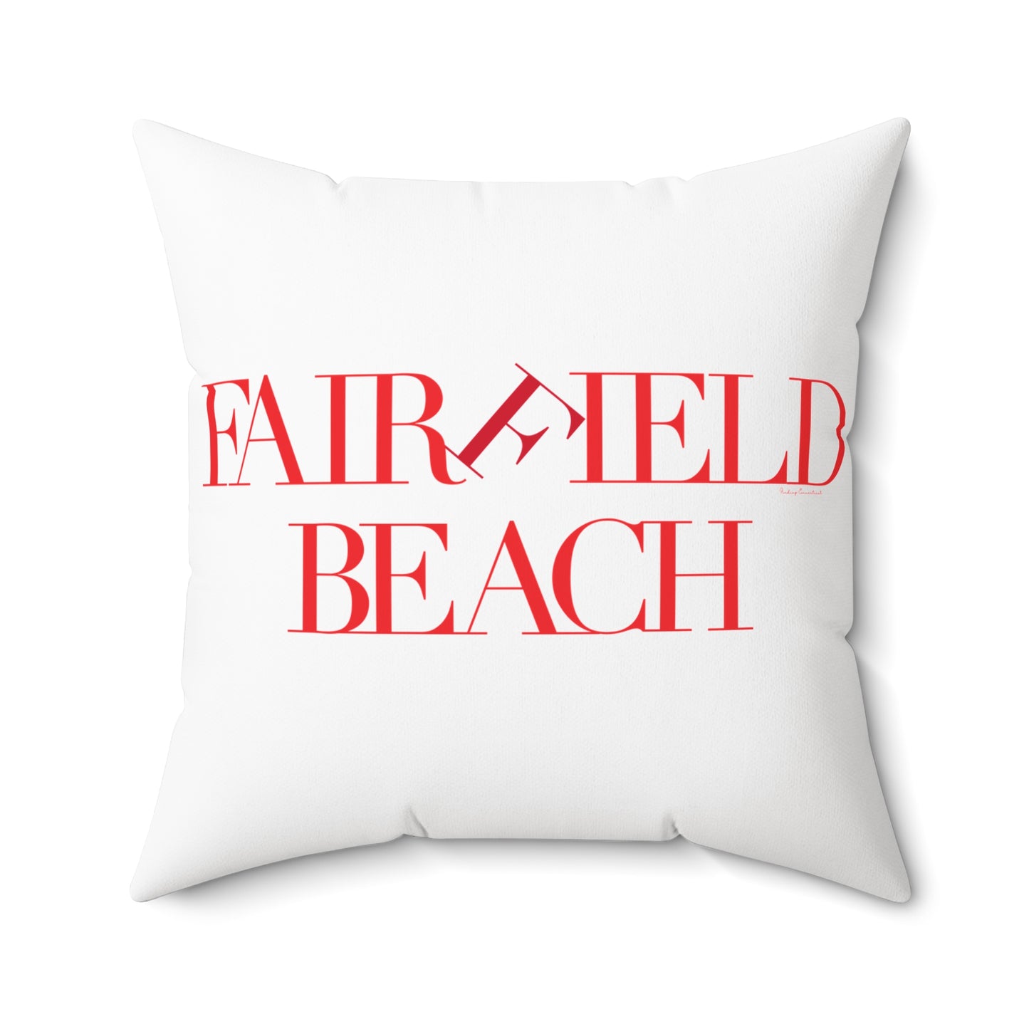 41 Tilt Fairfield Beach Spun Polyester Square Pillow