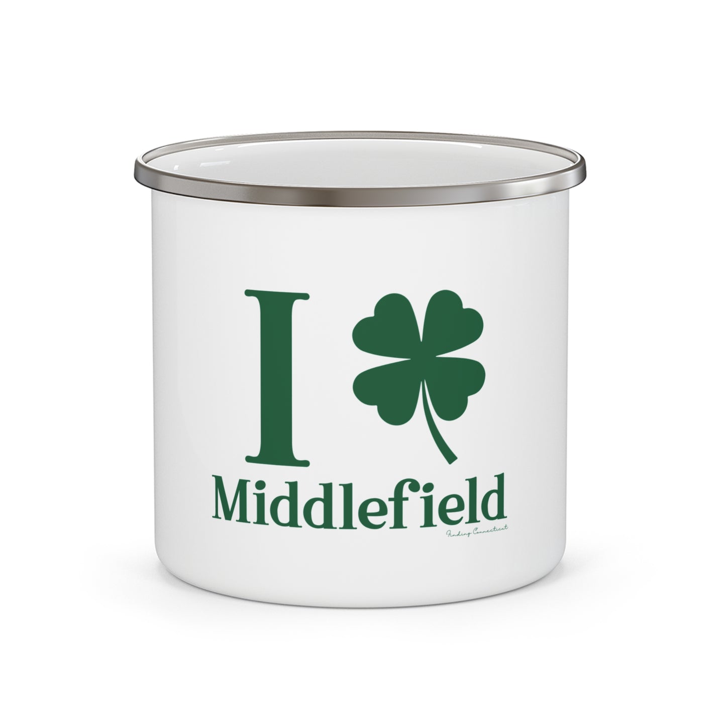 I Clover Middlefield Enamel Camping Mug