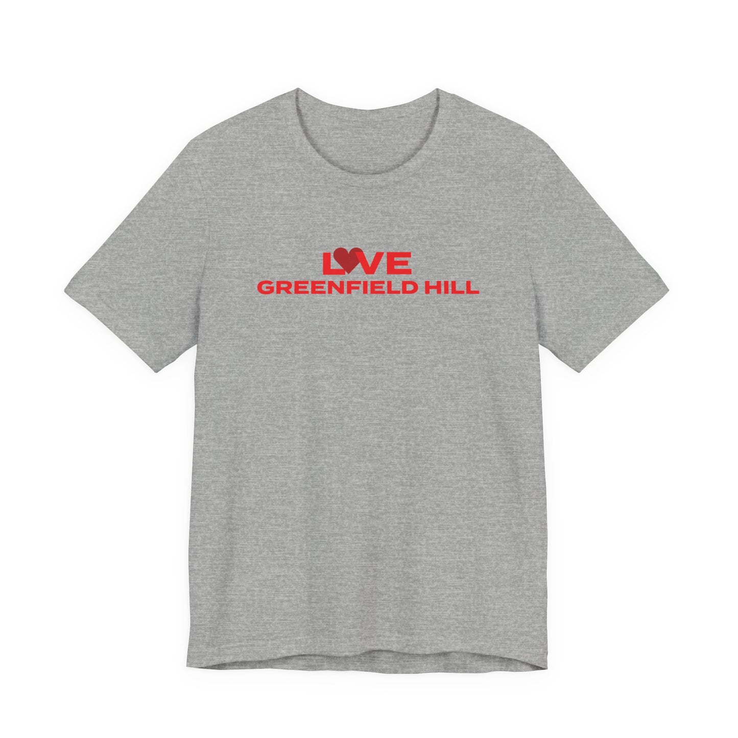 Love Greenfield Hill Unisex Jersey Short Sleeve T-Shirt