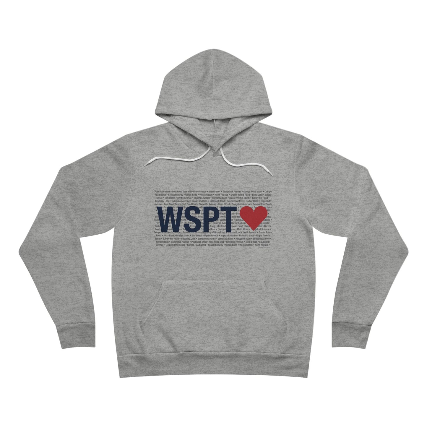 Westport Love Unisex Sponge Fleece Pullover Hoodie
