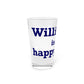 Willington is My Happy Place Pint Glass, 16oz