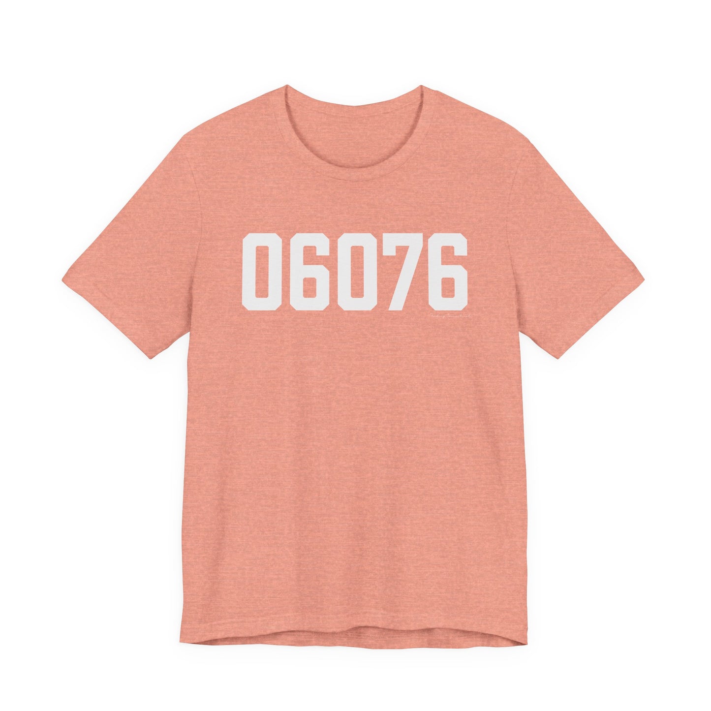 06076 Union CT Zip Code Unisex Jersey Short Sleeve T-Shirt