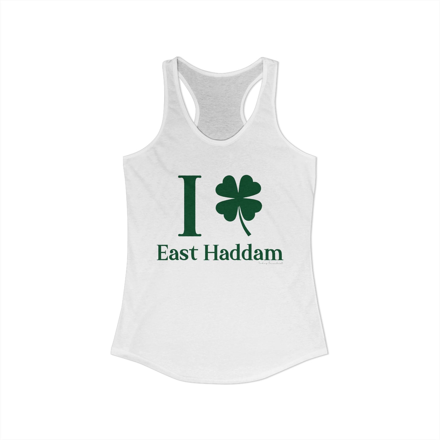 I Clover East Haddam Women's Ideal Racerback Tank Top
