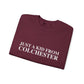 Just a kid from Colchester Unisex Heavy Blend™ Crewneck Sweatshirt