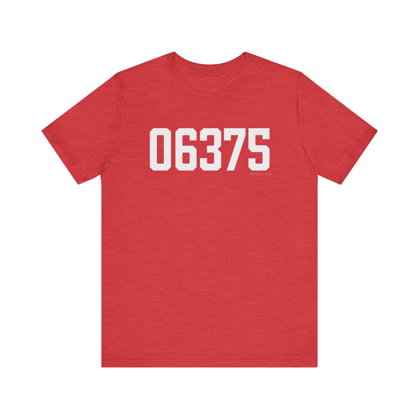 06375 - New London Connecticut Zip Code - Unisex Jersey Short Sleeve Tee