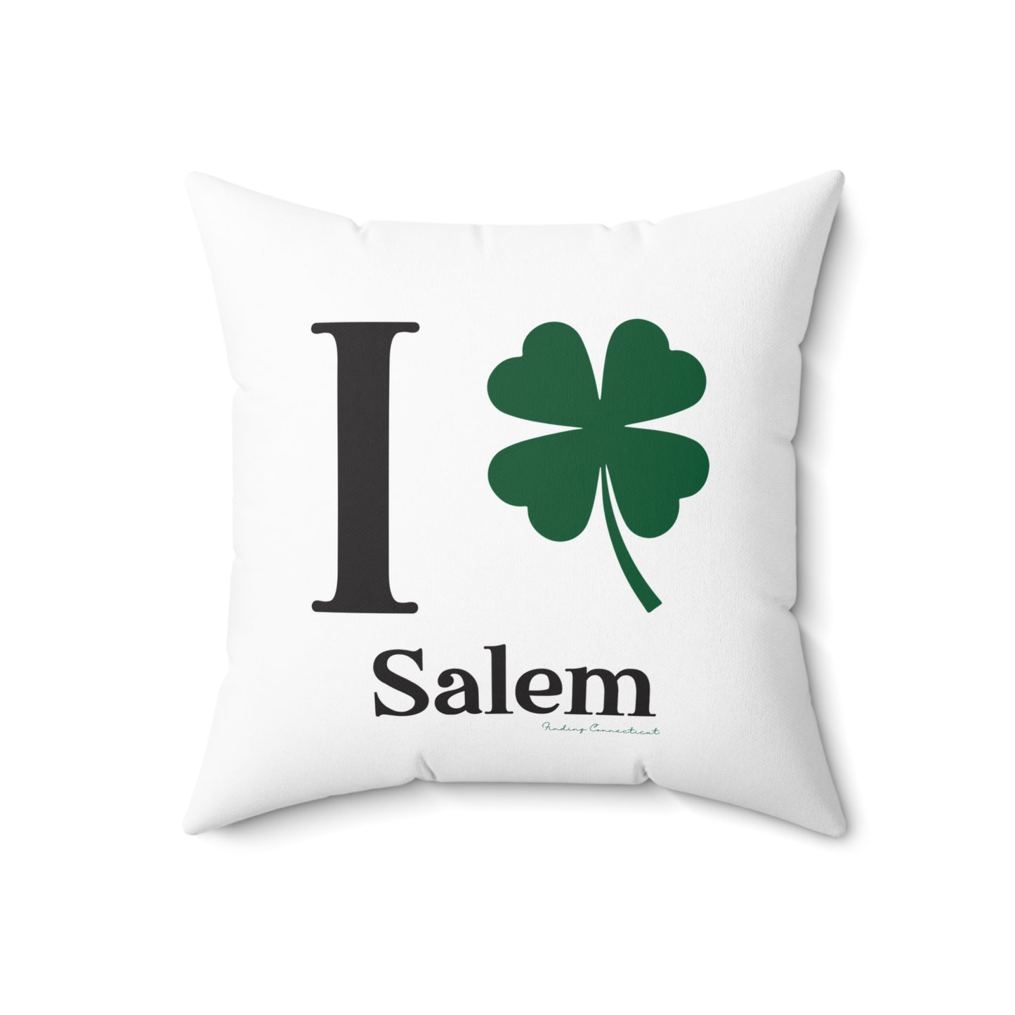 I Clover Salem Spun Polyester Square Pillow