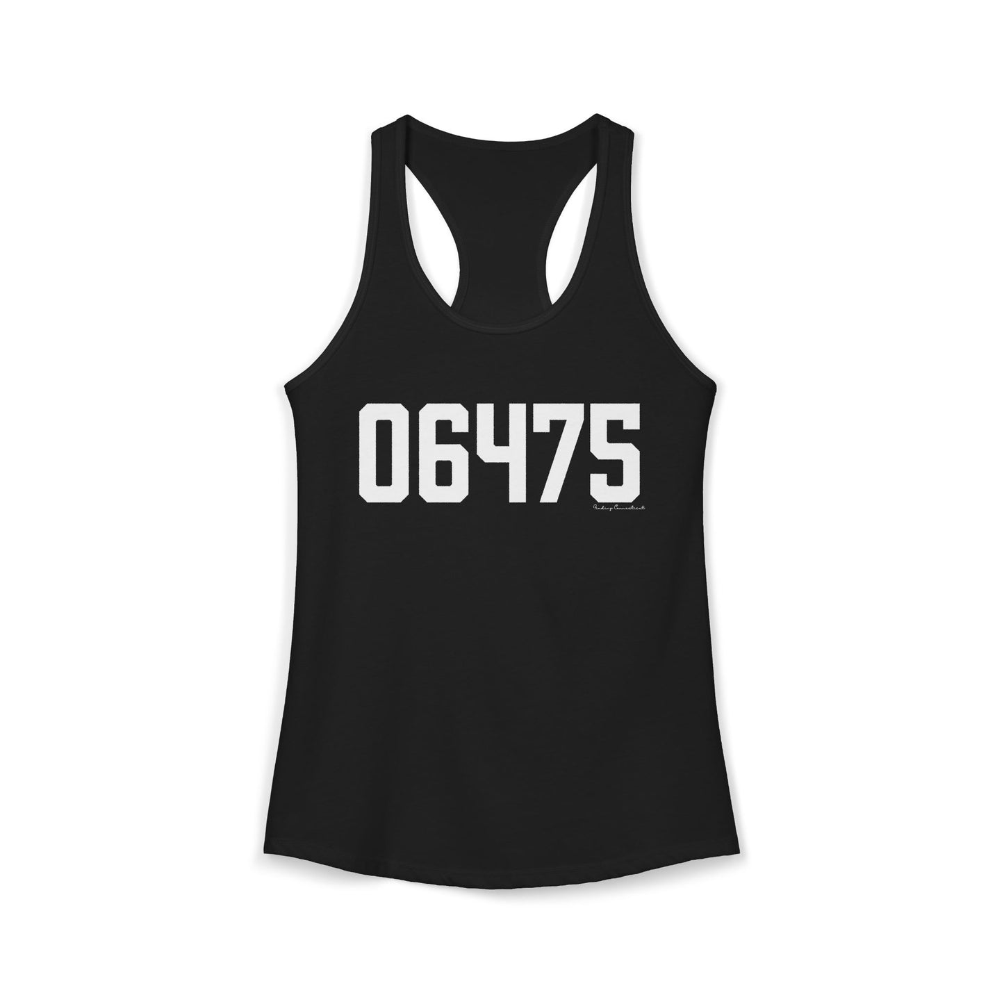 06475 Old Saybrook CT Zip Code Women's Ideal Racerback Tank Top