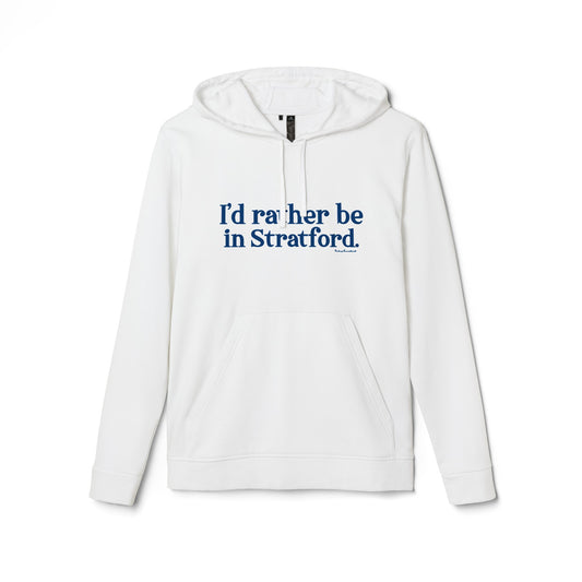 I'd rather be in Stratford. adidas® Unisex Fleece Hoodie