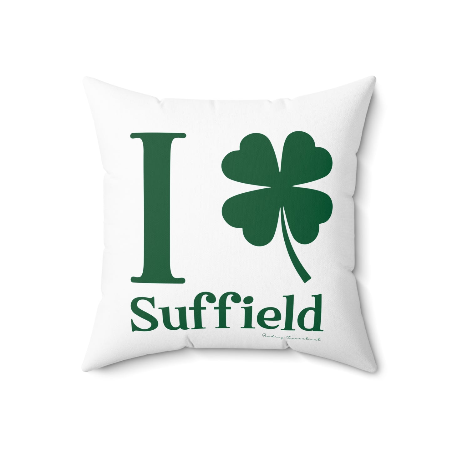 I Clover Suffield Spun Polyester Square Pillow