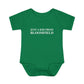 Just a kid from Bloomfield Infant Baby Rib Bodysuit