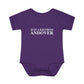 Just a kid from Andover Infant Baby Rib Bodysuit
