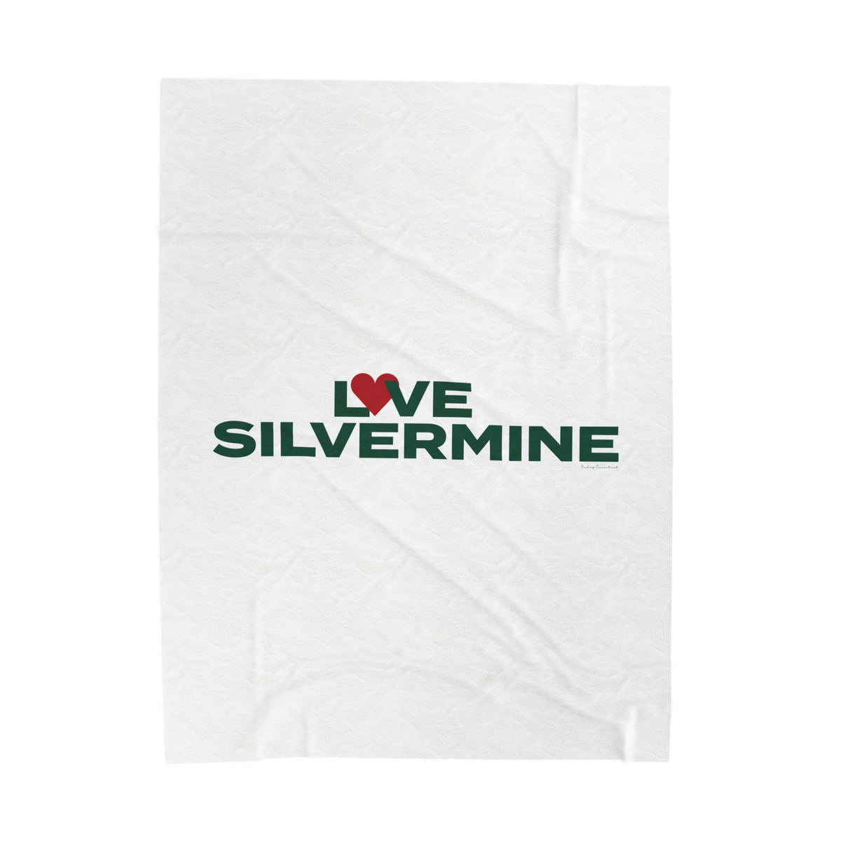 Love Silvermine Velveteen Plush Blanket