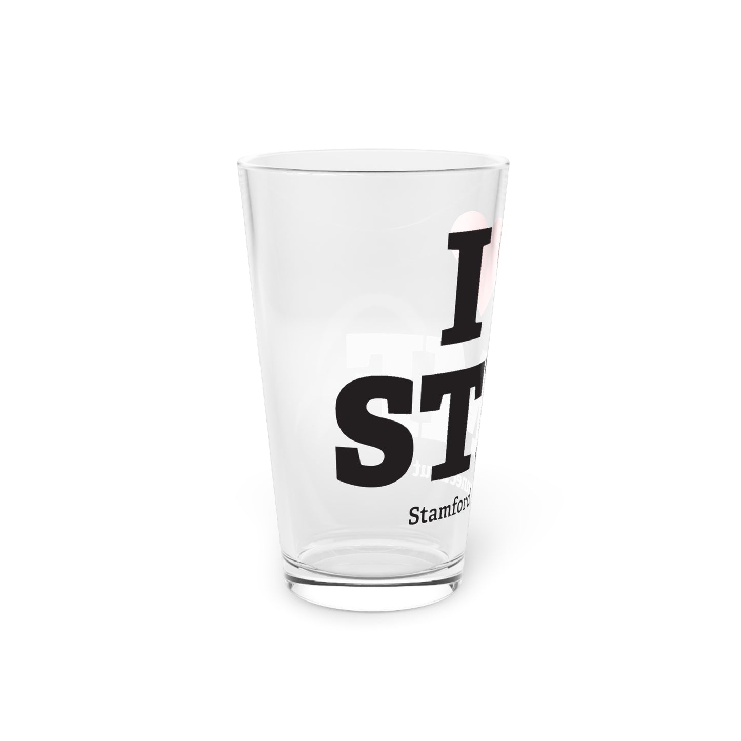 I Heart STMF Pint Glass, 16oz