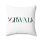 41 Tilt Norwalk Spun Polyester Square Pillow