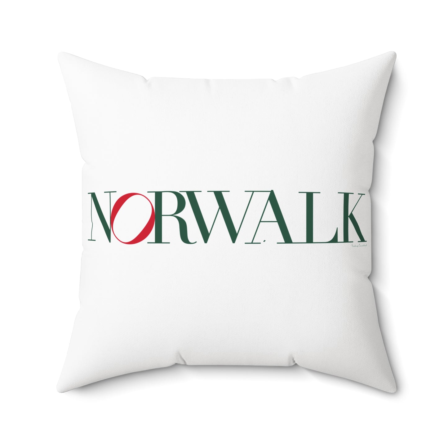 41 Tilt Norwalk Spun Polyester Square Pillow