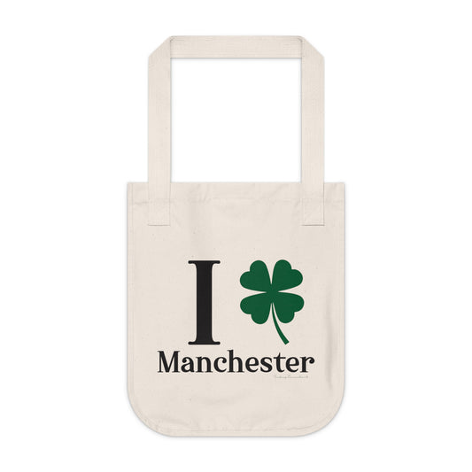 I Clover Manchester Organic Canvas Tote Bag