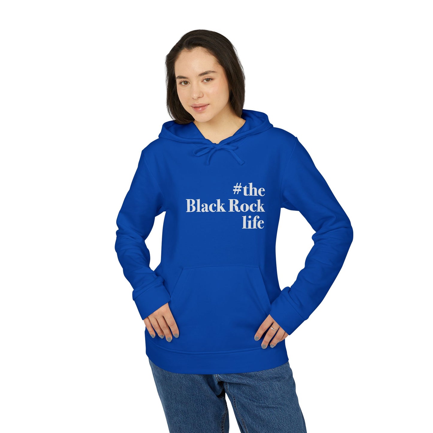 #theblackrocklife adidas® Unisex Fleece Hoodie