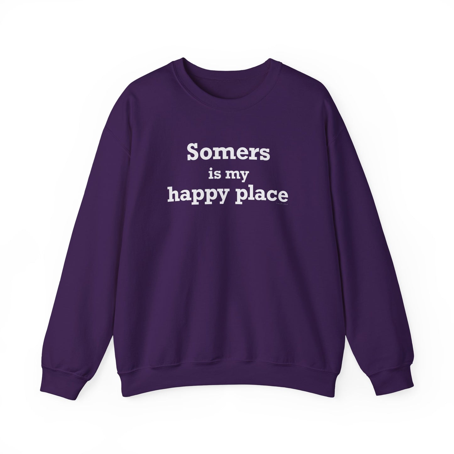Somers  is My Happy Place Unisex Heavy Blend™ Crewneck Sweatshirt