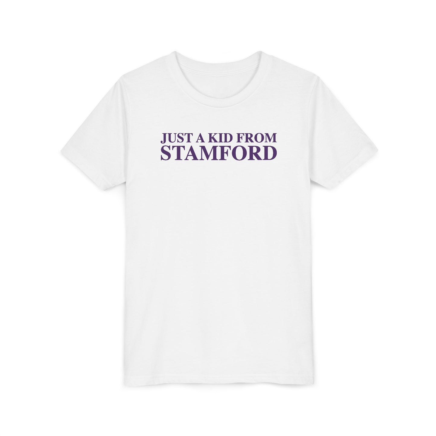 Just a kid from Stamford Youth Short Sleeve T-Shirt